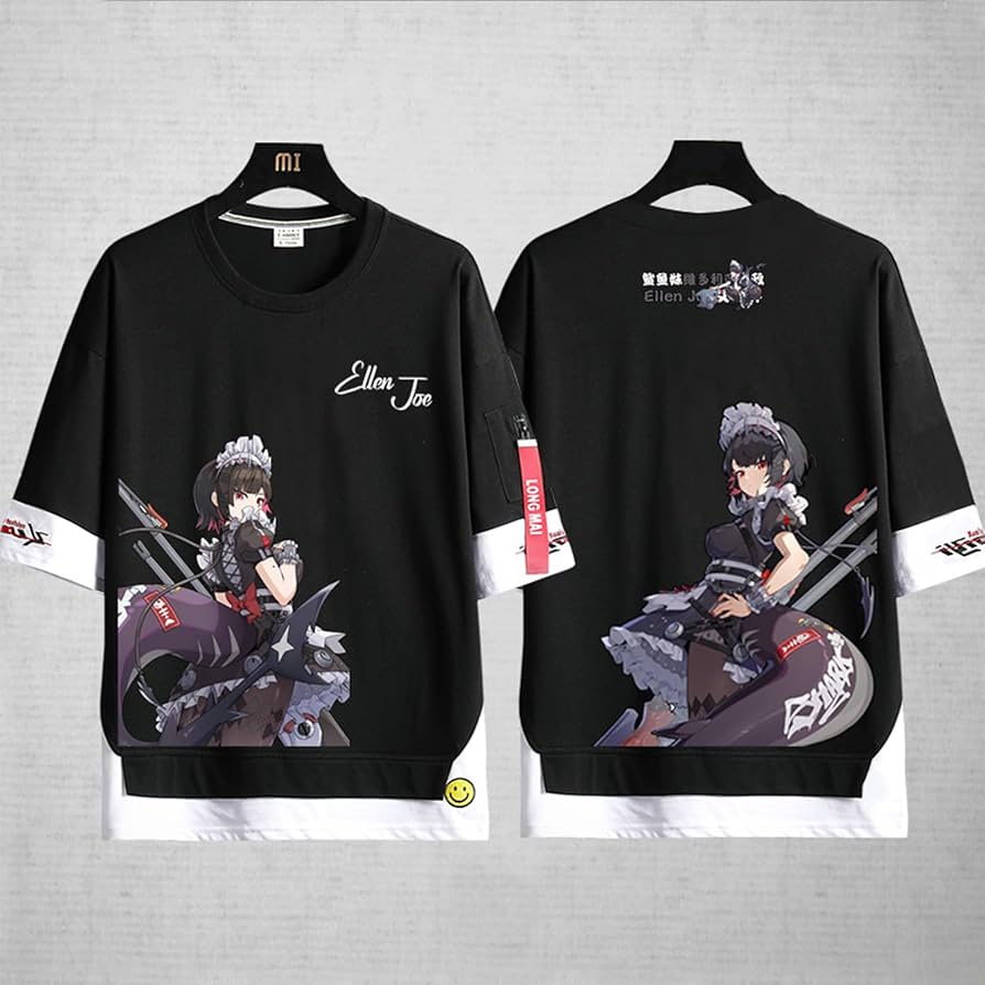 Zenle Zone ZeroTシャツ ブラックL Leveorch Zenless Zone Zero